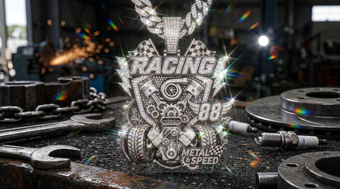 Speed and Stone: Why F1 Racing and Car Culture are Driving the New Wave of Custom Hip-Hop Pendants