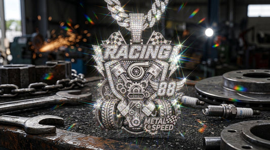 Speed and Stone: Why F1 Racing and Car Culture are Driving the New Wave of Custom Hip-Hop Pendants