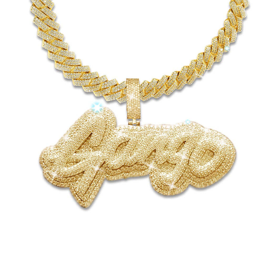 Moissanite Custom name chain