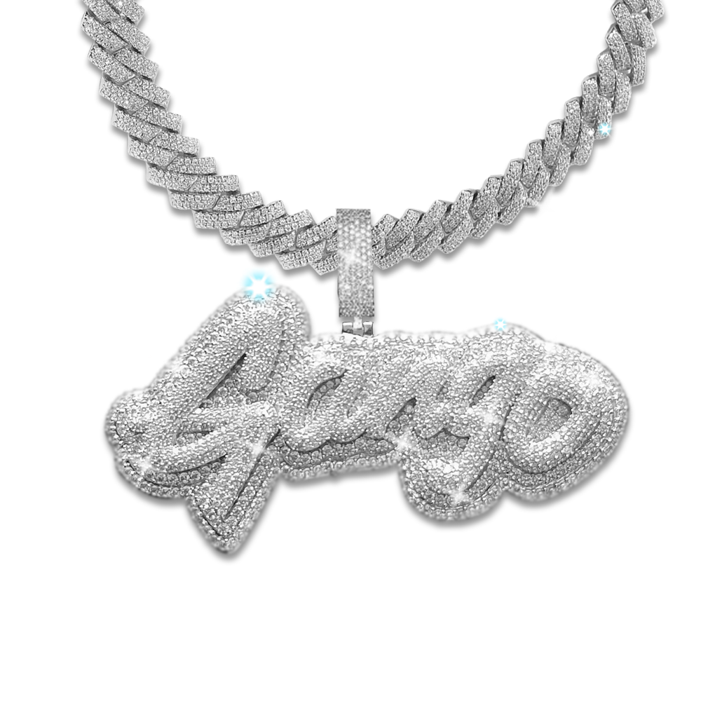 Moissanite Custom name chain