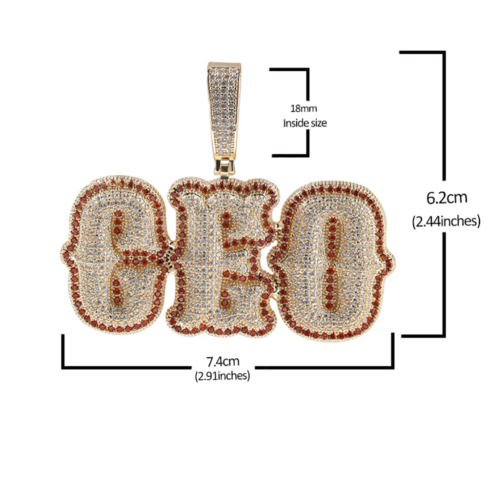 Iced out  Moissanite Custom name chain