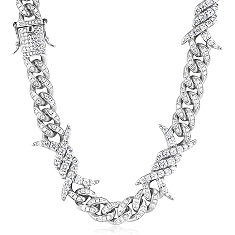 Moissanite Iced Out 10mm Iced out cuban link chain