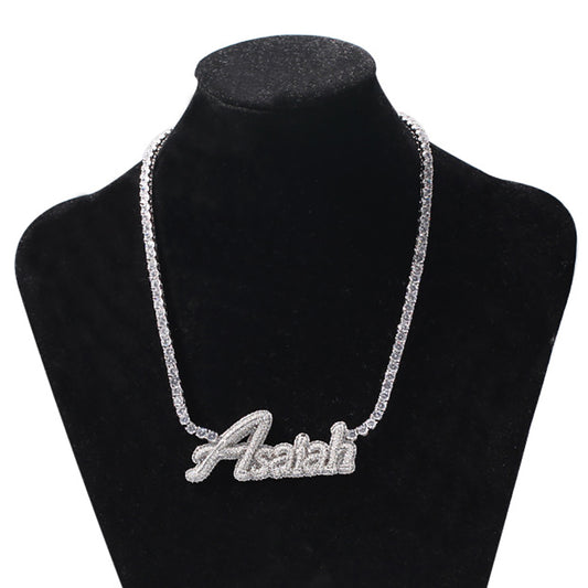 Moissanite Iced Out Custom name necklace
