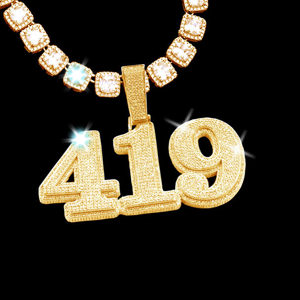 Iced out Custom name chain