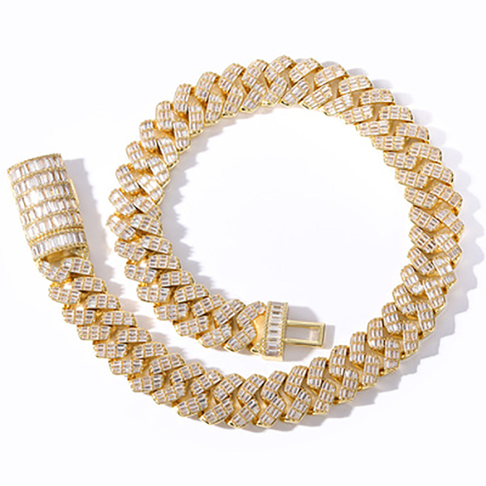 Moissanite Iced Out Cuban Link Chain
