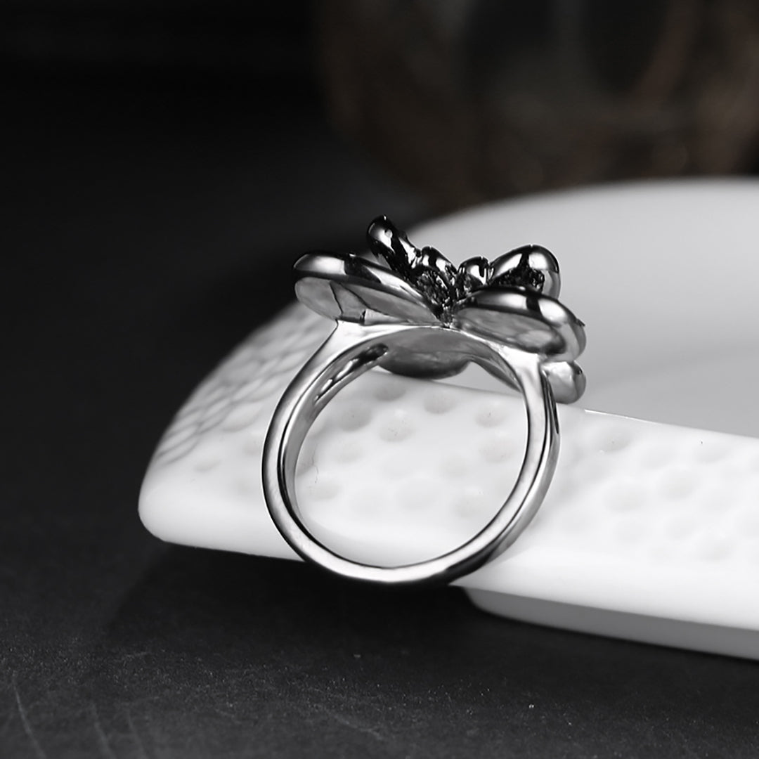Gothic Wedding Ring Butterfly Shape Rings For Women